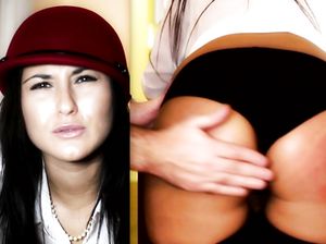 Мужик наказал смазливую сучку поркой