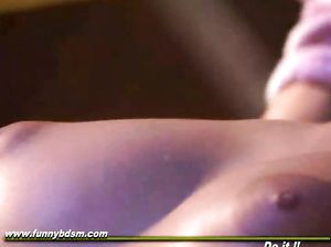 Жесткий секс с неформалкой в чулках